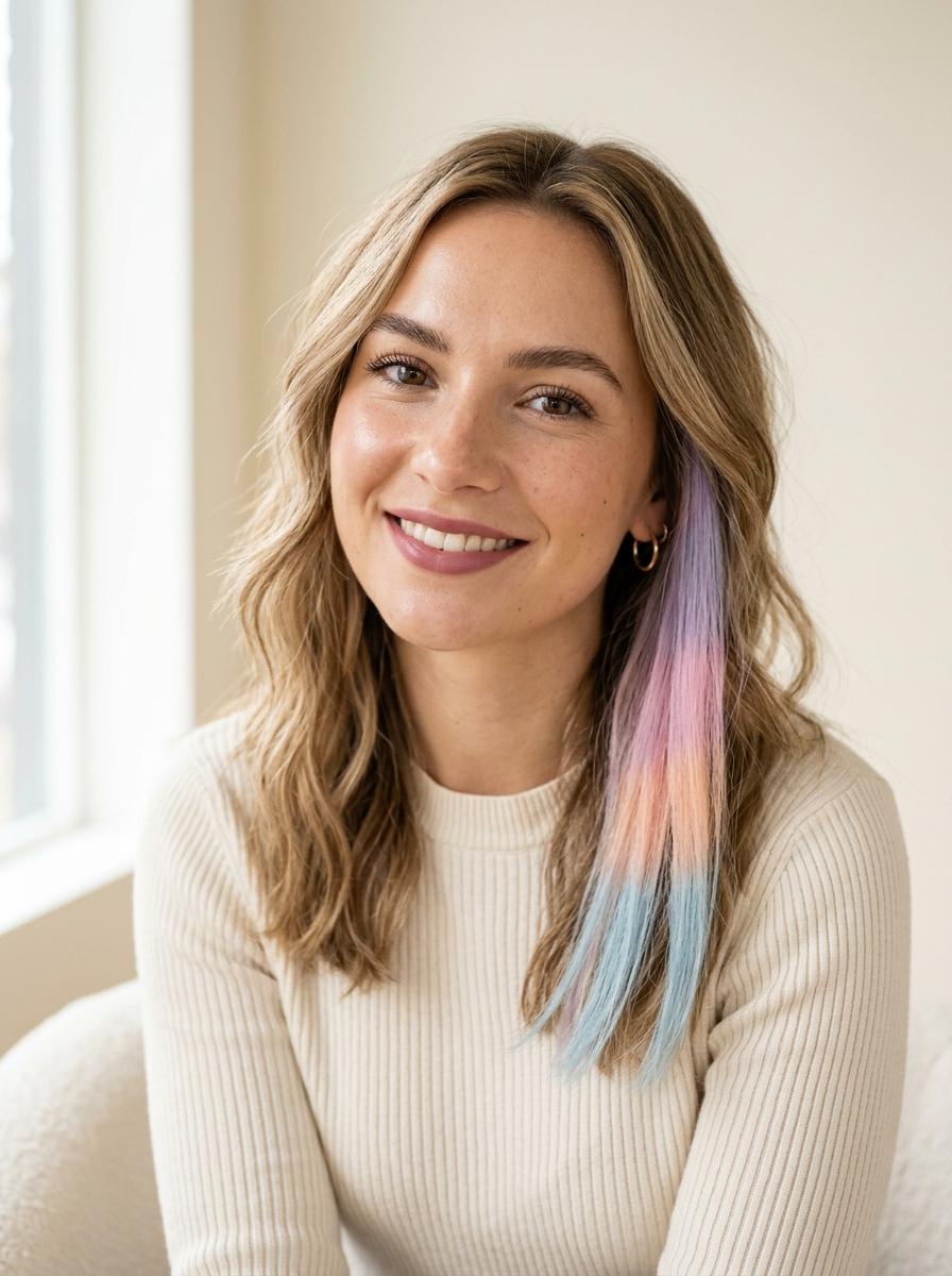 Pastell Raccoon Tail Hair - Raccoon Tail Hair Idee